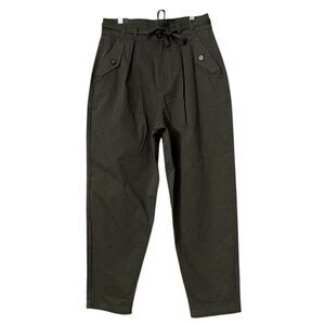 Blank NYC hakuna matata high waisted pleated pant olive green size 28 NEW